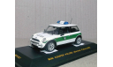 Mini Cooper Polizei (German Police) 2002 Ixo models, масштабная модель, 1:43, 1/43