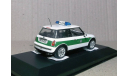 Mini Cooper Polizei (German Police) 2002 Ixo models, масштабная модель, 1:43, 1/43