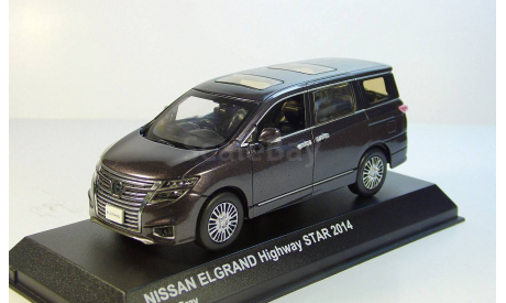 Nissan Elgrand Highway Star 2014 Kyosho, масштабная модель, 1:43, 1/43