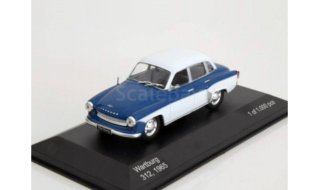 Wartburg 312 1965 WhiteBox, масштабная модель, 1:43, 1/43