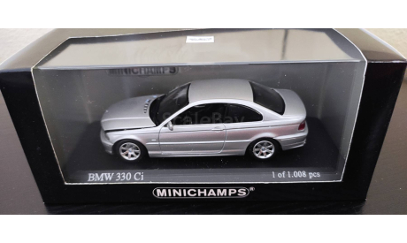 BMW 330 Ci Coupe E46 Minichamps, масштабная модель, scale43