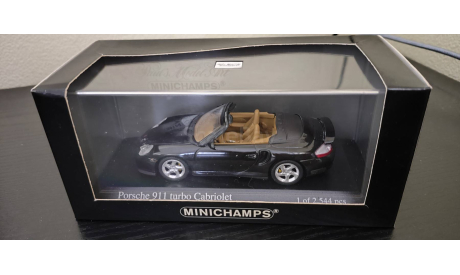 Porsche 911 Turbo Cabriolet 2003 Minichamps, масштабная модель, 1:43, 1/43