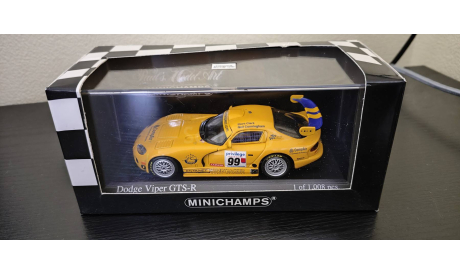 Dodge Viper GTS-R 1999 Minichamps, масштабная модель, scale43