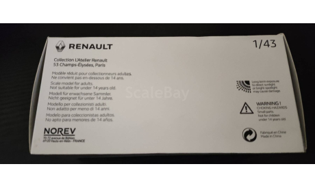 Renault Scenic Norev дефект, масштабная модель, scale43