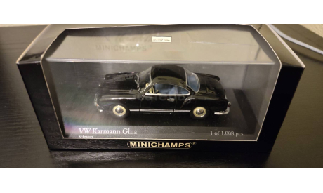 VW Volkswagen Karmann Ghia  1955-1959 Minichamps, масштабная модель, scale43