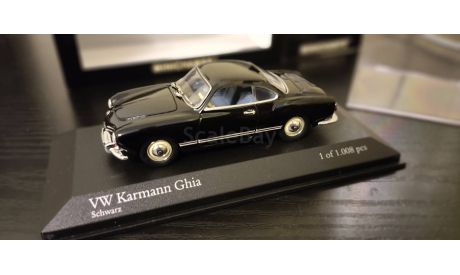 VW Volkswagen Karmann Ghia  1955-1959 Minichamps, масштабная модель, scale43