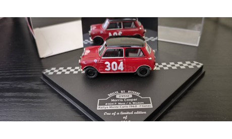 Mini Morris Cooper Rallye Monte-Carlo 1962 Vitesse, масштабная модель, scale43