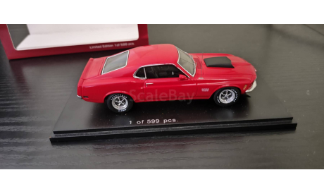 Ford Mustang Boss 429 1970 Spark, масштабная модель, scale43