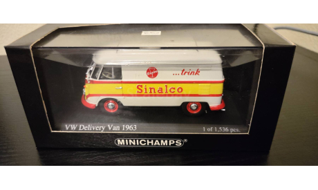 VW Volkswagen 1963 Delivery Van  Sinalco  Minichamps, масштабная модель, scale43
