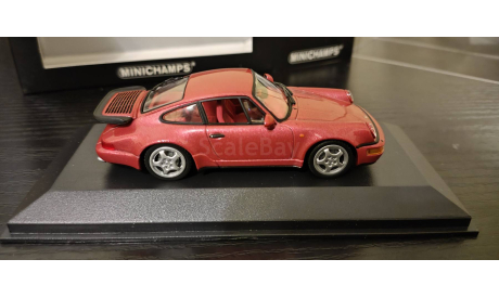 Porsche 911 Turbo 964 1990 Minichamps, масштабная модель, scale43