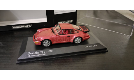 Porsche 911 Turbo 964 1990 Minichamps, масштабная модель, scale43