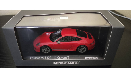 Porsche 911 (991 II) Carrera T Minichamps, масштабная модель, scale43