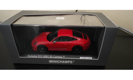 Porsche 911 (991 II) Carrera T Minichamps, масштабная модель, scale43