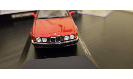 BMW 7-series 1986 E32 Minichamps, масштабная модель, 1:43, 1/43