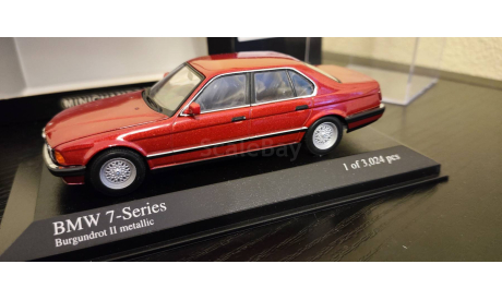 BMW 7-series 1986 E32 Minichamps, масштабная модель, 1:43, 1/43