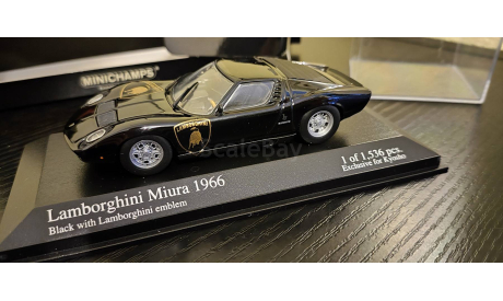 Lamborghini Miura 1966 Minichamps, масштабная модель, scale43