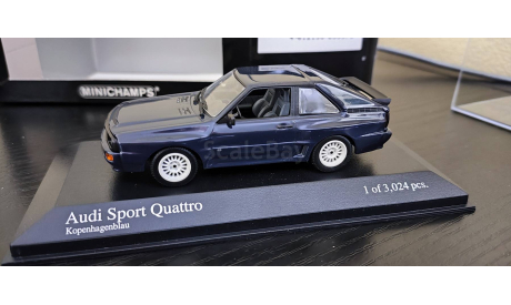 Audi Sport Quattro 1984 Minichamps, масштабная модель, scale43