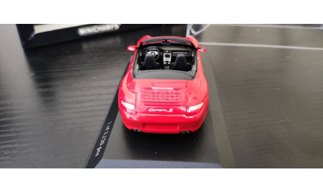 Porsche 911 Carrera S Cabriolet 2005 Minichamps, масштабная модель, scale43