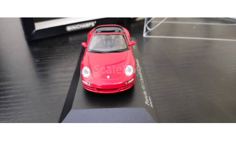 Porsche 911 Carrera S Cabriolet 2005 Minichamps, масштабная модель, scale43