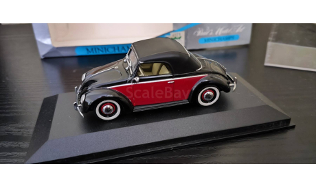 VW Volkswagen  Hebmuller Cabriolet soft top Minichamps, масштабная модель, scale43