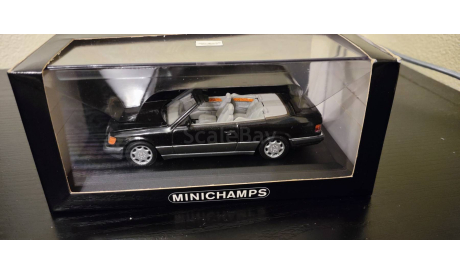 Mercedes W124 Cabriolet 1994 Minichamps, масштабная модель, Mercedes-Benz, scale43