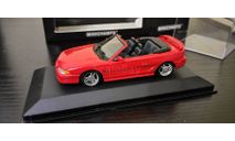 Ford Mustang Cabriolet 1994 Minichamps, масштабная модель, scale43