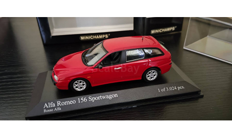 Alfa Romeo 156 Sportwagon 2001 Minichamps, масштабная модель, scale43