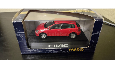 Honda Civic  2001 Ebbro, масштабная модель, 1:43, 1/43