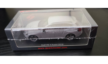 Audi RS4 RS 4 Avant  2018 Spark, масштабная модель, 1:43, 1/43