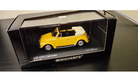 VW Volkswagen 1303 Cabriolet 1972-80 Minichamps, масштабная модель, scale43