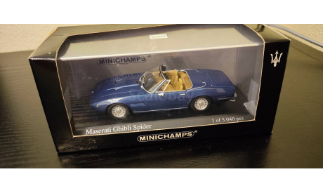 Maserati Ghibli Spider 1969 Minichamps, масштабная модель, scale43