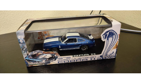 1976 Ford Mustang II Cobra II Greenlight, масштабная модель, scale43