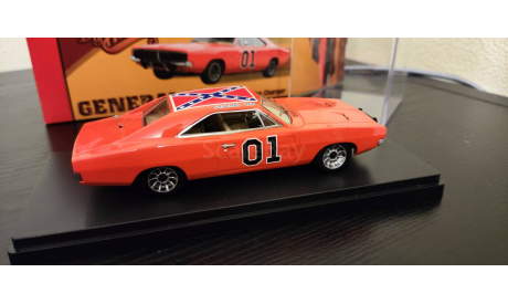 Dodge Charger  General  Lee 1969  Auto World дефект, масштабная модель, 1:43, 1/43