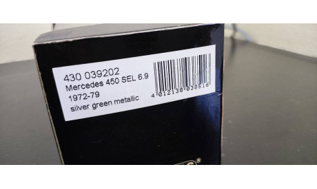 Mercedes 450SEL 450 SEL 6.9 1972-79  Minichamps, масштабная модель, Mercedes-Benz, scale43
