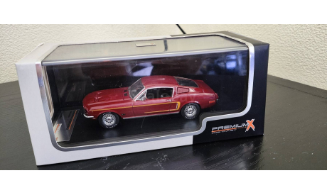 Ford Mustang GT-390 Fastback  1968 Premium X, масштабная модель, scale43