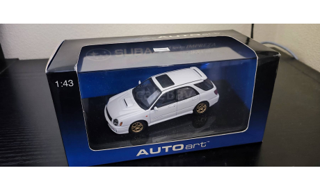 Subaru Impreza WRX Wagon STI 2001 Autoart, масштабная модель, scale43