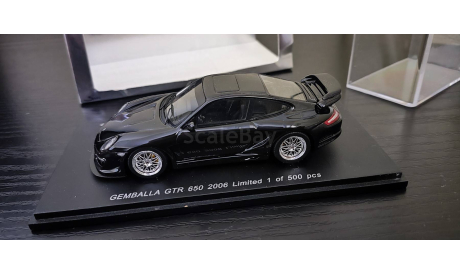 Porsche Gemballa GTR 650 2006 Spark, масштабная модель, scale0