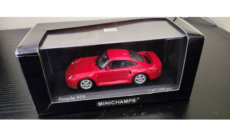 Porsche 959 1987 Minichamps, масштабная модель, scale43