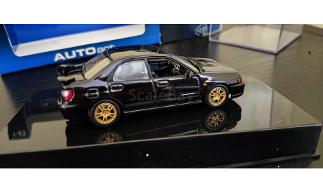 Subaru Impreza WRX STI 2001 Autoart, масштабная модель, scale43