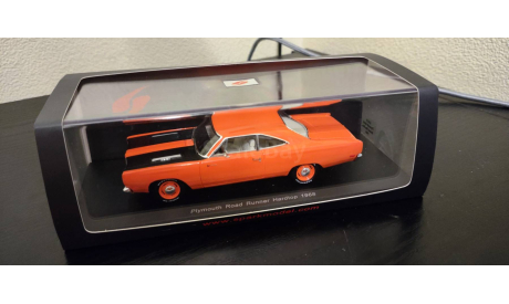 Plymouth Road Runner Hardtop 1968 Spark, масштабная модель, scale43