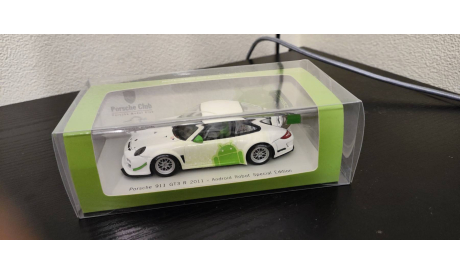 Porsche 911 GT3 R 2011 Android Edition Spark, масштабная модель, scale43