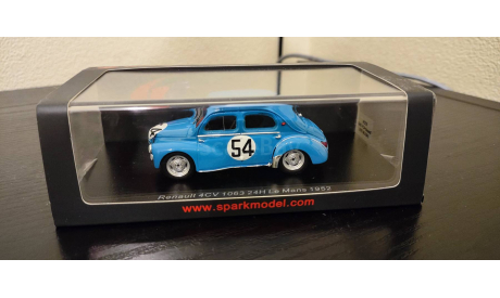 Renault 4CV 1063  Le Mans 1952 Spark, масштабная модель, scale43