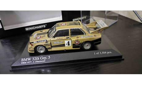 BMW 320i 320 i  Grp. 5 DRM 1977 Minichamps, масштабная модель, 1:43, 1/43