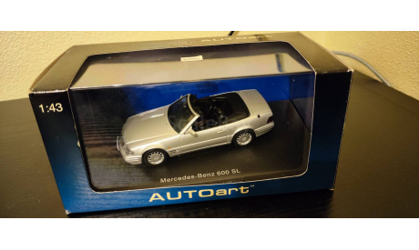 Mercedes 600 SL Cabriolet  R129 Autoart, масштабная модель, Mercedes-Benz, scale43