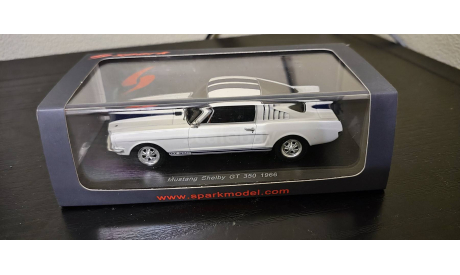 Ford Mustang Shelby GT 350 1966 Spark, масштабная модель, scale43