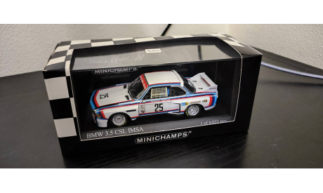 BMW 3.5 CSL IMSA 1975 Minichamps, масштабная модель, scale43