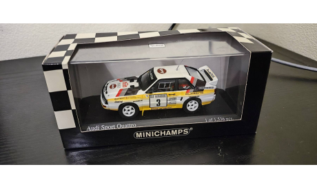 Audi Sport Quattro  Rally 1985  Minichamps, масштабная модель, scale43