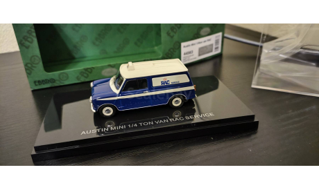 Austin Mini  Cooper  1/4ton van RAC  Ebbro, масштабная модель, scale43