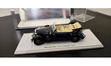 Mercedes 320D Cabriolet 1937 Spark, масштабная модель, Mercedes-Benz, 1:43, 1/43