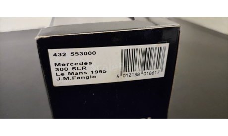 Mercedes 300 SLR Le Mans 1955 Minichamps 432553000, масштабная модель, Mercedes-Benz, scale43